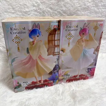 [ 미개봉 ] 리제로 피규어 코토코무스메 렘 라무 세트