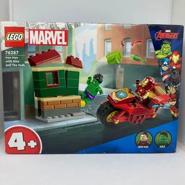 레고 76287 바이크를 탄 아이언맨과 헐크 마블 어벤져스