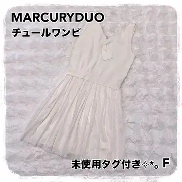 미사용 택 포함 MERCURY DUO 튤 니트 원피스 머큐리 듀오