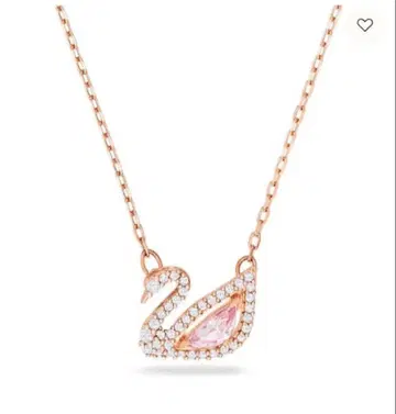 미사용 새상품 Swarovski Swan 목걸이 상자, 주머니 포함