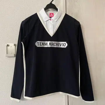 archivio 알치비오 골프웨어 긴팔 피케 셔츠