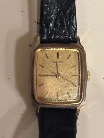 SEIKO 세이코 2C21-5550 쿼츠 손목시계 여성용 작동 안 함