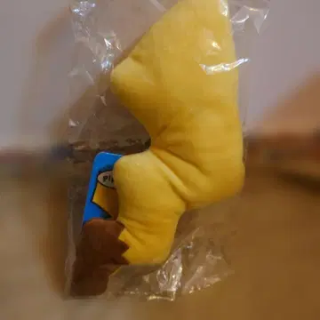 카라비너 달린 빅 피카츄 꼬리 봉제 인형 포켓몬 센터