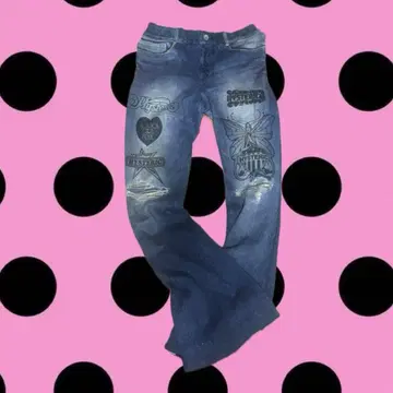 HYSTERIC GLAMOUR/부츠컷 팬츠