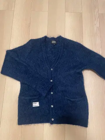 Schott 모헤어 가디건 (네이비)