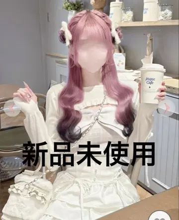 HONEY MEW 빅 리본 샤기 앙상블 상의 허니뮤우