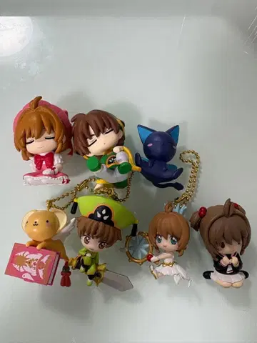 카드캡터 사쿠라 피규어 7체 세트