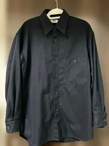 UNIQLO U 트윌 워크 오버사이즈 셔츠 M