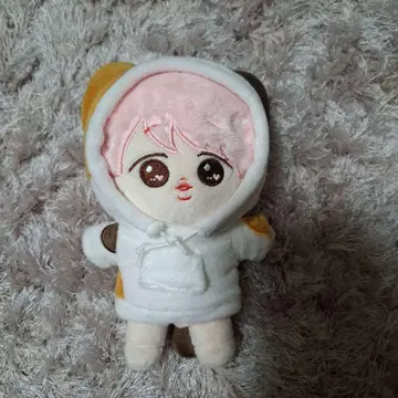 BTS 지민 핑크 머리 봉제 인형 마스터