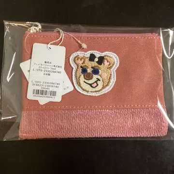 페이 올드 테디걸 와펜 파우치 핑크