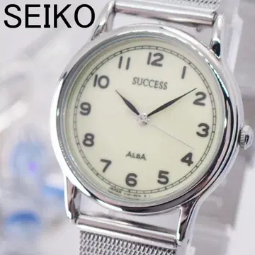 작동 세이코 알바 서세스 전면 축광 다이얼 V721 보이즈 사이즈