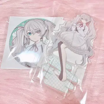 프로세카 니고미쿠 아크릴 스탠드 캔뱃지 복권 하피콜레