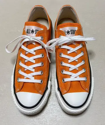 컨버스 일본제 올스타 J 오렌지 OX 24.5cm