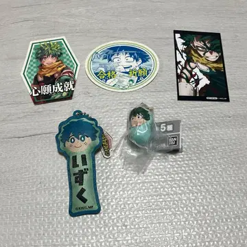 히로아카 미도리야 이즈쿠 부적 스티커 가챠가챠 스티커