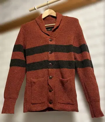 PHIGVEL 피그벨 울 니트 숄카라 가디건 M 유즈드 h