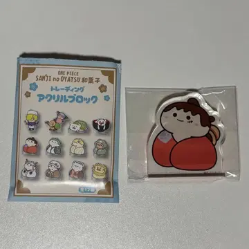 원피스 하라주쿠 무기와라 스토어 루피 아크릴 블록