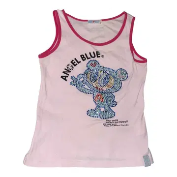 ANGEL BLUE 스톤 장식 탱크탑 y2k 헤이세이 여자 갸루