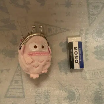 핑크 한교동 동전 지갑 미니 가마구치 파우치