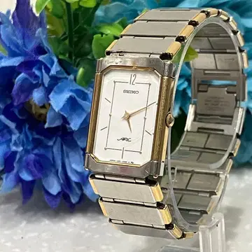 [ 레어 ] SEIKO ARC 손목시계 (쿼츠) 실버/골드 작동