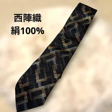 [ 새상품급 ] 니시진 비단 미츠코시 실크 100% 넥타이 남성용