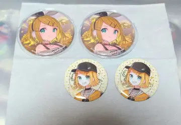 카가미네 린 캔뱃지 4개
