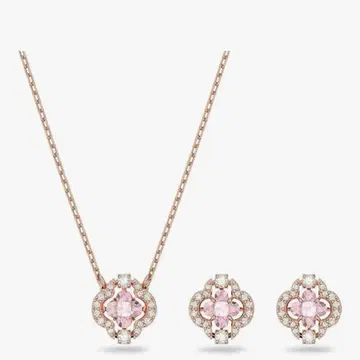 스와로브스키 Sparkling Dance Clover 목걸이&귀걸이