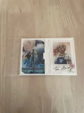 명탐정 코난 제로의 일상 포토 프레 스탠드 아무로 토오루 미개봉 새상품