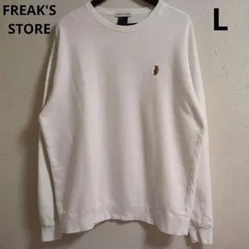 FREAK'S STORE 크루넥 맨투맨 화이트