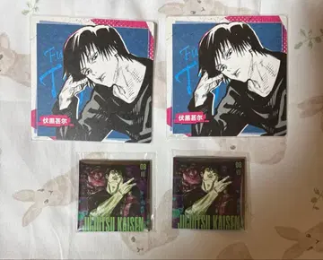 주술회전 중국 혜택 코스터 스퀘어 커버 캔뱃지 진파치