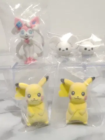 포켓몬 플로키 인형 피카츄 2 님피아 와카쥐 총 4체
