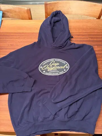 GAP 네이비 후드 부착 후드티 XL, 맨투맨 세트