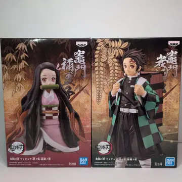 귀멸의 칼날 카마도 네즈코 & 카마도 탄지로 피규어 세트