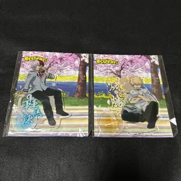 나의 히어로 아카데미아 아크릴 스탠드 바쿠고 카츠키 토도로키 쇼토 꽃놀이