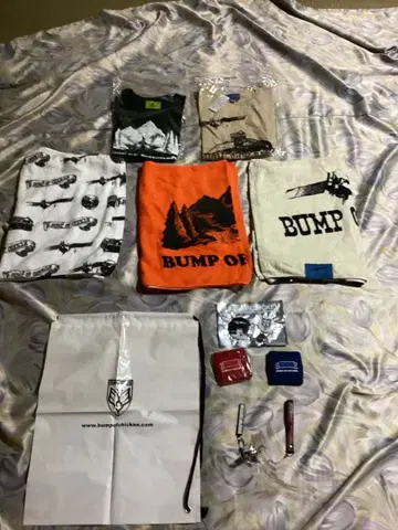 BUMP OF CHICKEN 라이브 굿즈 세트