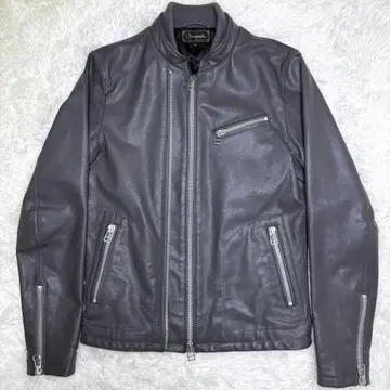 레어 뱅퀴시 10주년 가죽 라이더 자켓