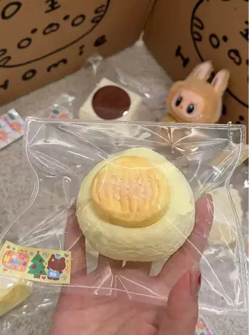 크림 진흙 느낌 밤 케이크 해외 스퀴즈