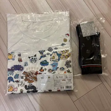 포켓몬 센터산 T셔츠 포켓몬 카드 라운지 양말 세트