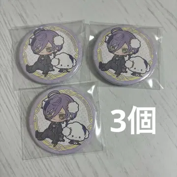 3SKM x 산리오 캐릭터즈 랜덤 홀로그램 캔 배지 사카키네스