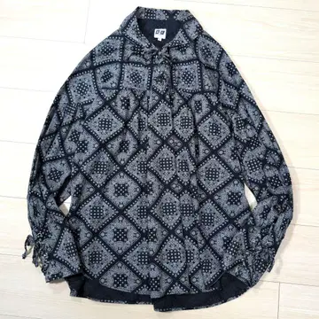 AIE 페이즐리 무늬 블라우스 네펜데스 미국제 여성용