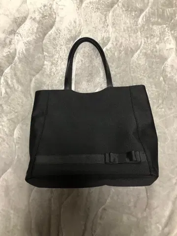 리본 포함 블랙 토트백 포멀백 관혼상제