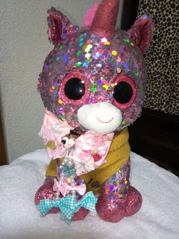 TY 스파클 유니콘 봉제 인형 옷 갈아입기 바지