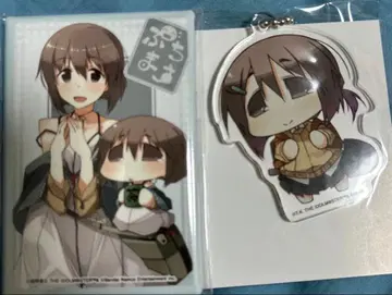 푸치마스! 온라인 아크릴 키링 스퀘어 캔뱃지 하기와라 유키호 유키포