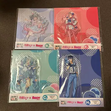 다이토 복권 하츠네 미쿠 x RODY 클리어 스탠드 세트