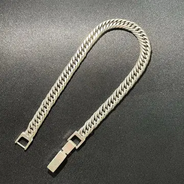 실버 925 12면 트리플 키헤이 팔찌 로듐 코팅 중절식