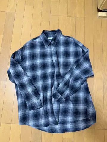 FREAK'S STORE 체크 무늬 플란넬 셔츠 L 사이즈