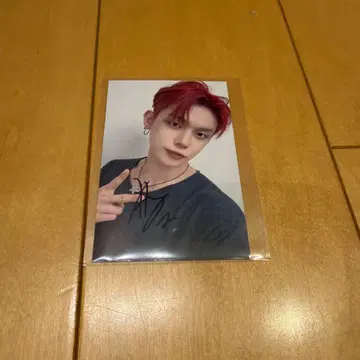 TXT 영준 직필 사인 포함 트레이딩 카드