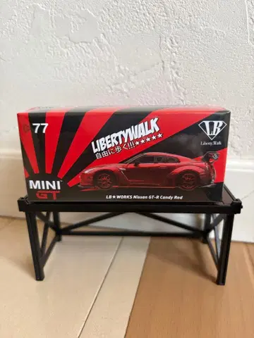 MINI GT LB 웍스 닛산 GT-R 우핸 캔디 레드 미개봉