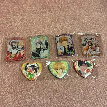 회장님은 메이드 사마 만복 가챠 아트 아크릴 스탠드 하트 캔뱃지