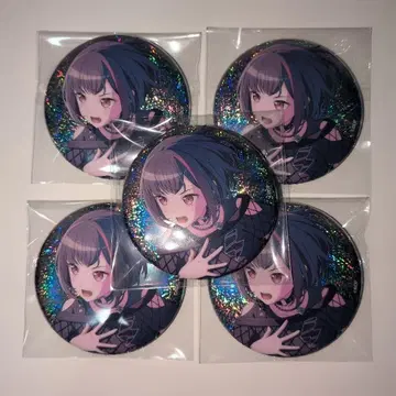 뱅드림 10주년 트레이딩 홀로그램 캔뱃지 미타케 란 5개