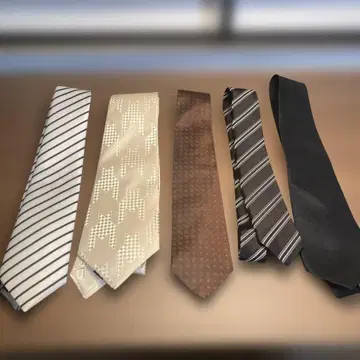 넥타이 5개 넥타이핀 1개 묶음 판매